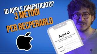 Hai dimenticato il tuo ID APPLE  3 Migliori metodi per resettarerimuovere il blocco di APPLE ID [upl. by Alyaj]