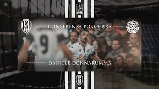 Cesena  Sudtirol 10 Donnarumma nel post gara [upl. by Older]