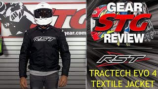 RST TracTech EVO 4 Textile Jacket  Sportbike Track Gear [upl. by Sila390]