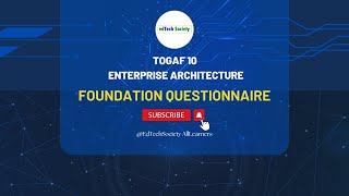 Pass TOGAF10 in 4 weeks  Crack EA TOGAF Part 1  Actual Question Answers Foundation [upl. by Harriot]