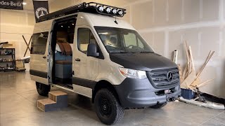 4x4 Sprinter camper van  Our favorite build so far [upl. by Dibbell]