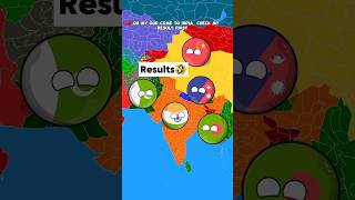 Results Time Reaction  countryballs geography viralshorts [upl. by Elbag]