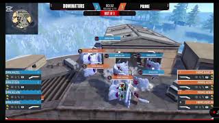 DOMINATORS VS PRIME MATCH 1 [upl. by Egroj205]