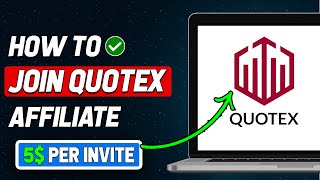 Quotex Affiliate Program 2024 Tutorial  How To Join Quotex Referral Program And Earn Money [upl. by Gehman]