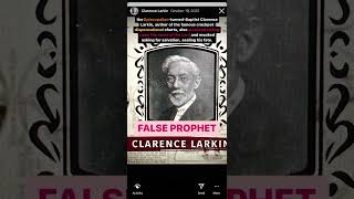 Clarence Larkin False Prophet Exposed Masonic Connections [upl. by Laural]