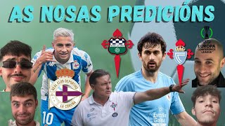 O CELTA A EUROPA ASCENDERÁ O DEPOR  Predicións de Primeira e Segunda División [upl. by Aihsinat]