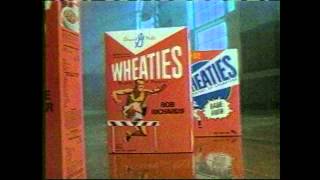 KTXSTV sports anchor Gary Stricklin reporting on the 75th anniversary of Wheaties 1999 [upl. by Aivatco441]