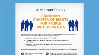 What is the Canadian Charter of Rights for People with Dementia [upl. by Naldo]