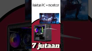 Rakit PC 7 jutaan ft Amd  Monitor  umur panjang bisa upgradable❗️ rakitpc shorts [upl. by Josh753]