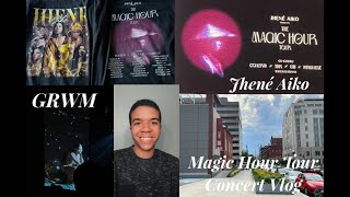 GRWM  Jhené Aiko Magic Hour Tour Concert Vlog  Tink Coi Leray Kiana Lede Mila J 🎵🎶🔮✨ [upl. by Gerianne84]