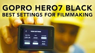 The Absolute BEST Settings for the GoPro Hero7 Black  RehaAlev [upl. by Adnohsor]