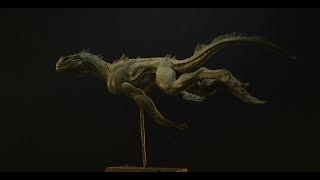 Aquatic creature oil based maquette 360 view [upl. by Kipp]