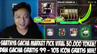 GACHA MARKET PICK VIRAL 30000 TOKEN DAN GACHA 99  103 GRATIS EVENT TRICK OR TREAT FC MOBILE 25 [upl. by Aerbas623]