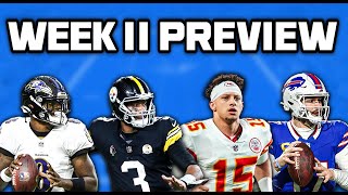 NFL Week 11 Preview [upl. by Cesaro]