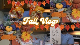 Easy Affordable Budget Friendly Fall Decor Dollar Tree finds for My Kitchen amp Living Room [upl. by Grunenwald327]