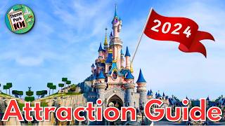 Disneyland Paris Park ATTRACTION GUIDE  2024  All Rides amp Shows  Paris FRANCE [upl. by Arihk812]