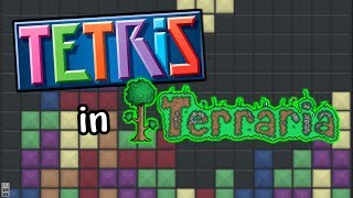 Tetris in Terraria [upl. by Antoinetta]