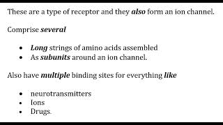 STAHLS  Ch 3  Part 2  LIGANDGATED ION CHANNELS STRUCTURE AND FUNCTION psychiatrypharmacology [upl. by Ayotol397]