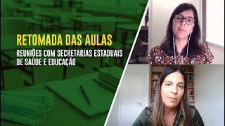 Processo de retomada das aulas presenciais é tema de reuniões entre o MPRJ e secretarias do Estado [upl. by Ethban]