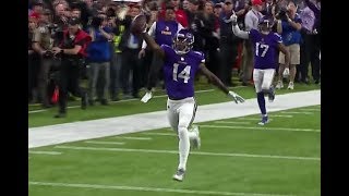 Stefon Diggs UNBELIEVABLE TOUCHDOWN Vs Saints in NFL Playoffs 2018 Vikings Win [upl. by Moule676]