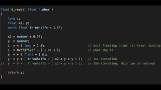 The Fast Inverse Square Root  0x5f3759df explained [upl. by Chas172]