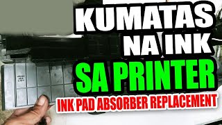 KUMAKATAS NA INK SA PRINTER MOEpson L131 L120 WASTE INK PAD ABSORBER RREPLACEMENT PARTS [upl. by Sabec]