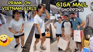 Prank on Vietnam Girls 😂 Giga Mall Shipping in Ho Chi Minh City  Best Mall in Vietnam [upl. by Iatnohs621]