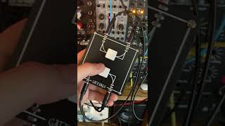 KRYPT MODULAR GATEWAYS  0HP MANUAL MOMENTARY SWITCH UTILITY  MODULAR SYNTH EURORACK DEMO synth [upl. by Nauqas36]