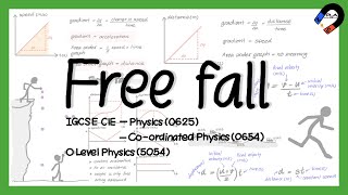 Free Fall motion for IGCSE Physics GCE O level Physics [upl. by Raffin]