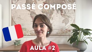 AULA DE FRANCÊS  PASSÉ COMPOSÉ [upl. by Orecul]