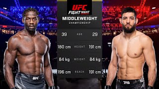 Jared Cannonier vs Nassourdine Imavov Full Fight  UFC Fight Night [upl. by Neitsirk]