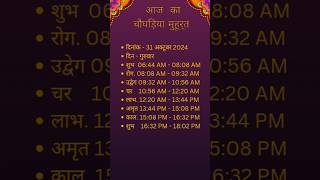 Today shubh muhurat Chogadiya choghadiya todaychoghadiya shubhmuhurattoday shorts ytshort [upl. by Gettings]