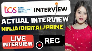 🔥TCS Actual Live Interview  TCS Live recording Interview🔥 [upl. by Asim]