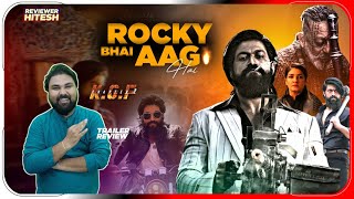 KGF 2 TRAILER REVIEW  Hitesh Nagar [upl. by Navaj]