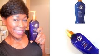 Its a 10 Miracle Shampoo Plus Keratin Sulfate free Review [upl. by Arlee34]