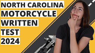 North Carolina DMV Motorcycle Written Test 2024 60 Questions with Explained Answers [upl. by Corin391]