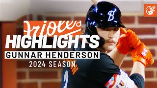 Gunnar Henderson 2024 Season Highlights  Silver Slugger Finalist  Baltimore Orioles [upl. by Khalil555]