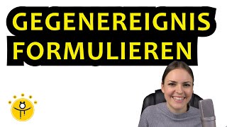 GEGENEREIGNIS formulieren – Mindestens 1 Pilz ist giftig Wahrscheinlichkeit Stochastik [upl. by Esirehs]