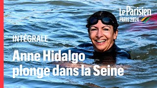 EN DIRECT  Suivez la baignade dAnne Hidalgo dans la Seine [upl. by Girardi]