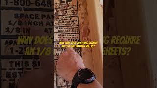 Why is there an 18 inch gap between osb sheets construction shortsvideo diy [upl. by Maegan77]