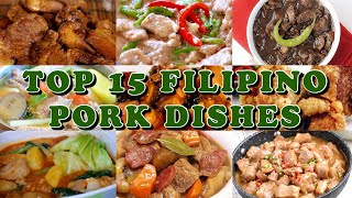 TOP 15 FILIPINO PORK DISHES  FILIPINO FOOD  FILIPINO PORK RECIPES  Pepperhona’s Kitchen [upl. by Engedi]