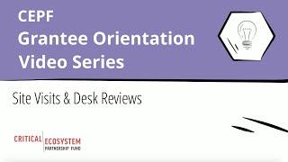 Grantee Orientation Site Visits amp Desk Reviews [upl. by Tyrone]