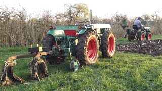 Pflügen mit Holder Knicklenker Traktoren A12 und AG3 [upl. by Tiduj]