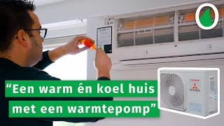 Duurzame keuze verwarmen met airco en warmtepomp  Installatiebureau Kon [upl. by Gnen]