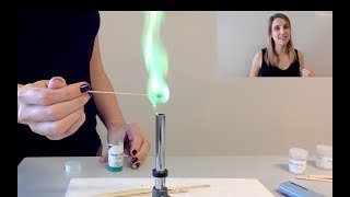 Flame tests  lithium sodium potassium and copper II ions GCSE [upl. by Atikam]