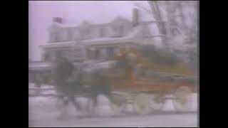 1993 Budweiser Beer Clydesdales Christmas Commercial [upl. by Idahs]