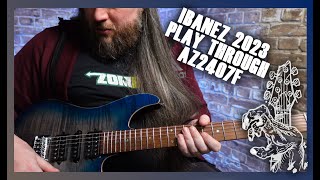 Ibanez 2023 AZ2407F playthrough Paul Glover [upl. by Shaer835]