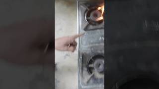 गैस चूल्हा पीली लौ निकालता है कैसे सही होगाHow to fix yellow flame problem in gas burnershorts [upl. by Damales201]