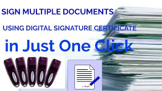 How to sign Multiple Documents using API AND HSM  Sign Multiple Documents using Digital Signature [upl. by Suzanne]