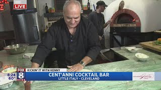 Woodfired pizza compliments Cent Annis cocktail menu [upl. by Ivey]